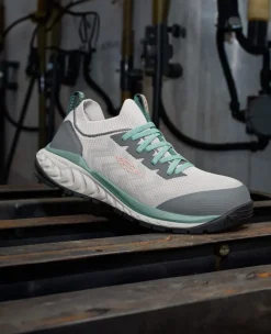 Clearance Women'S Arvada Shift Work Sneaker (Carbon-Fiber Toe) | Steel Grey/Granite Green Women Work Boots & Shoes