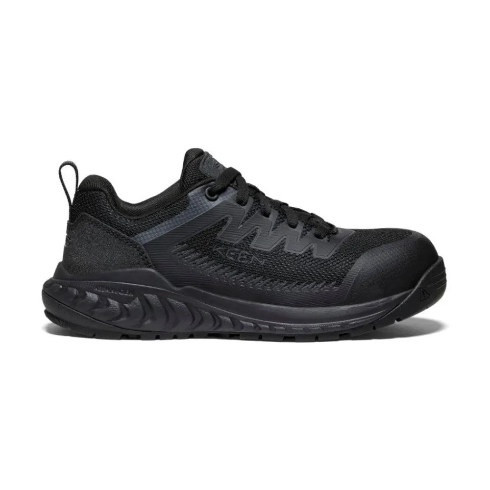 New Women'S Arvada Work Sneaker (Carbon-Fiber Toe) | Black/Black Women Work Boots & Shoes