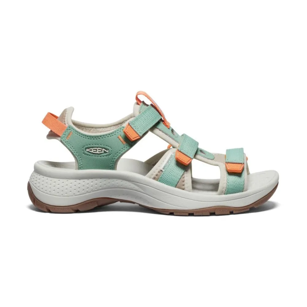 Outlet Women'S Astoria West Open-Toe | Granite Green/Tangerine Women Sandals