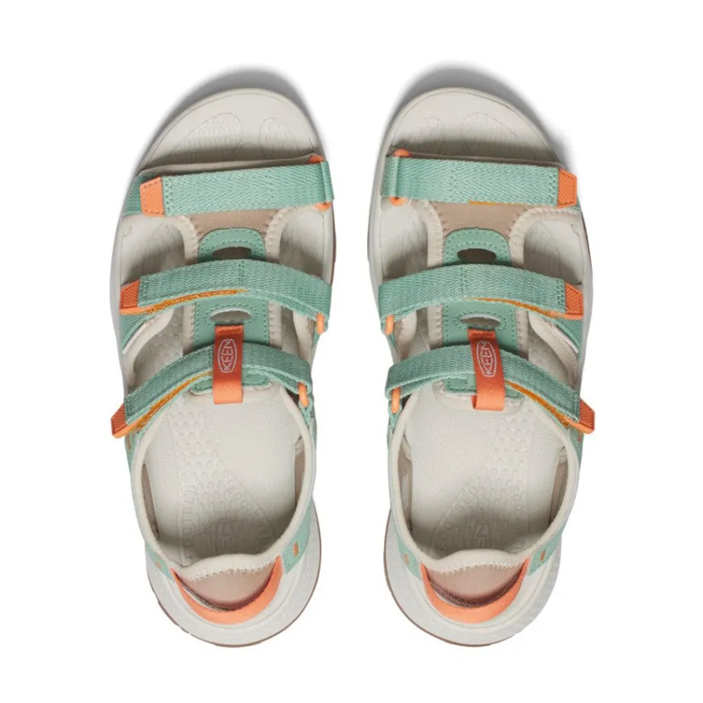 Outlet Women'S Astoria West Open-Toe | Granite Green/Tangerine Women Sandals
