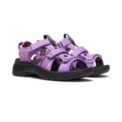 Fashion Women'S Astoria West Open-Toe | Tye Dye/Purple Women Sandals
