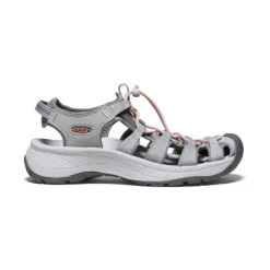 Clearance Women'S Astoria West Sandal | Grey/Coral Women Sandals