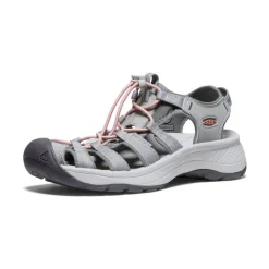 Clearance Women'S Astoria West Sandal | Grey/Coral Women Sandals
