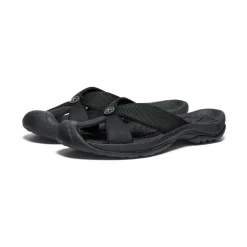 Fashion Women'S Bali Slide Sandal | Black/Steel Grey Women Slip-Ons