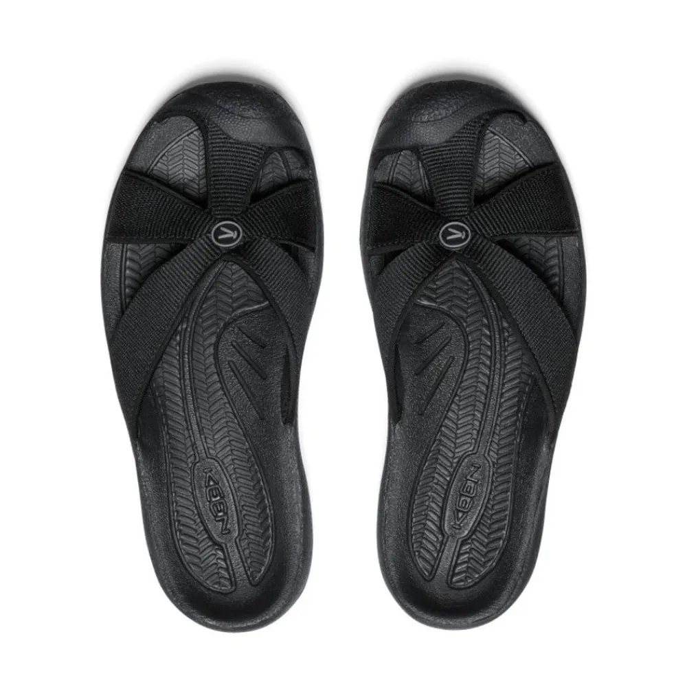 Fashion Women'S Bali Slide Sandal | Black/Steel Grey Women Slip-Ons