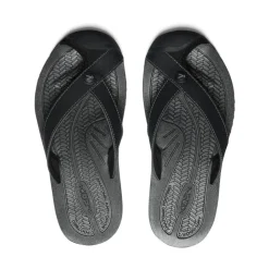 Fashion Women'S Barbados Flip-Flop | Black/Steel Grey Women Slip-Ons