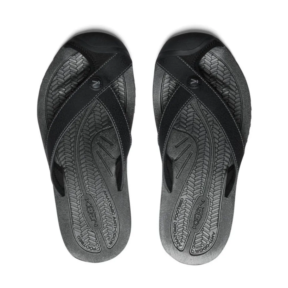 Fashion Women'S Barbados Flip-Flop | Black/Steel Grey Women Slip-Ons