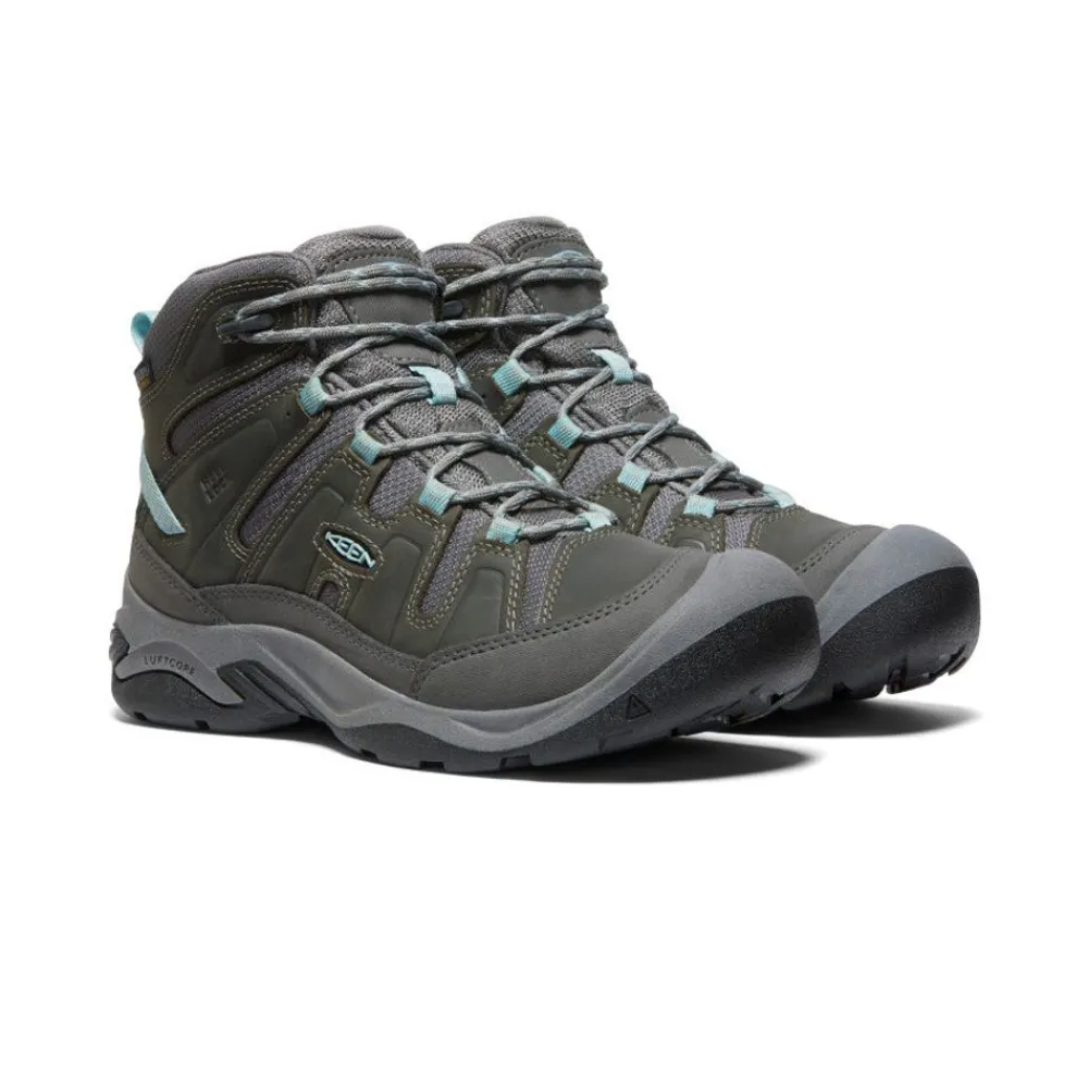 Sale Women'S Circadia Waterproof Boot Wide | Steel Grey/Cloud Blue Women Boots