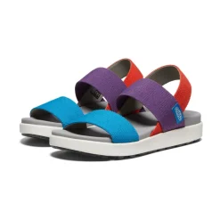 Discount Women'S Elle Backstrap Sandal | Charisma/Red Clay/Fjord Blue Tri-Tone Women Sandals