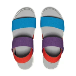 Discount Women'S Elle Backstrap Sandal | Charisma/Red Clay/Fjord Blue Tri-Tone Women Sandals