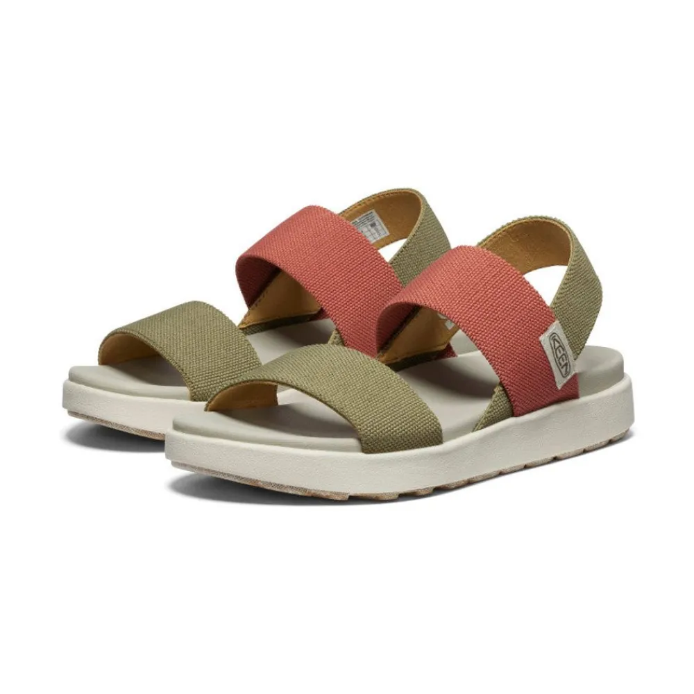Fashion Women'S Elle Backstrap Sandal | Martini Olive/Baked Clay Women Sandals