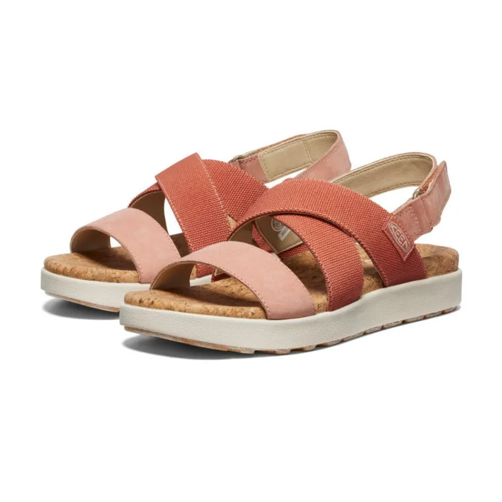 Fashion Women'S Elle Criss Cross Sandal | Baked Clay/Cork Women Sandals