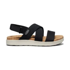 Hot Women'S Elle Criss Cross Sandal | Black/Birch Women Sandals