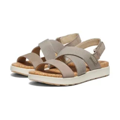 Hot Women'S Elle Criss Cross Sandal | Brindle/Birch Women Sandals