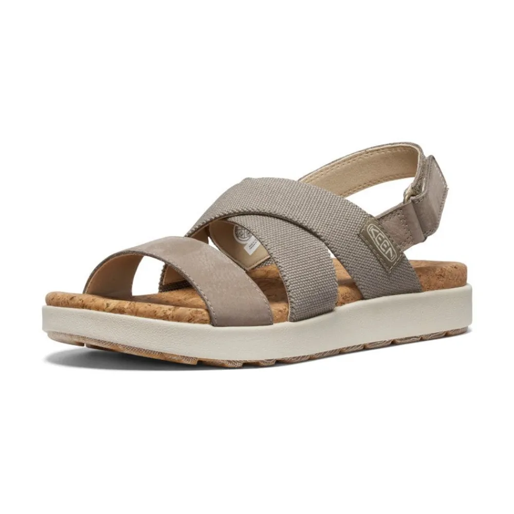Hot Women'S Elle Criss Cross Sandal | Brindle/Birch Women Sandals