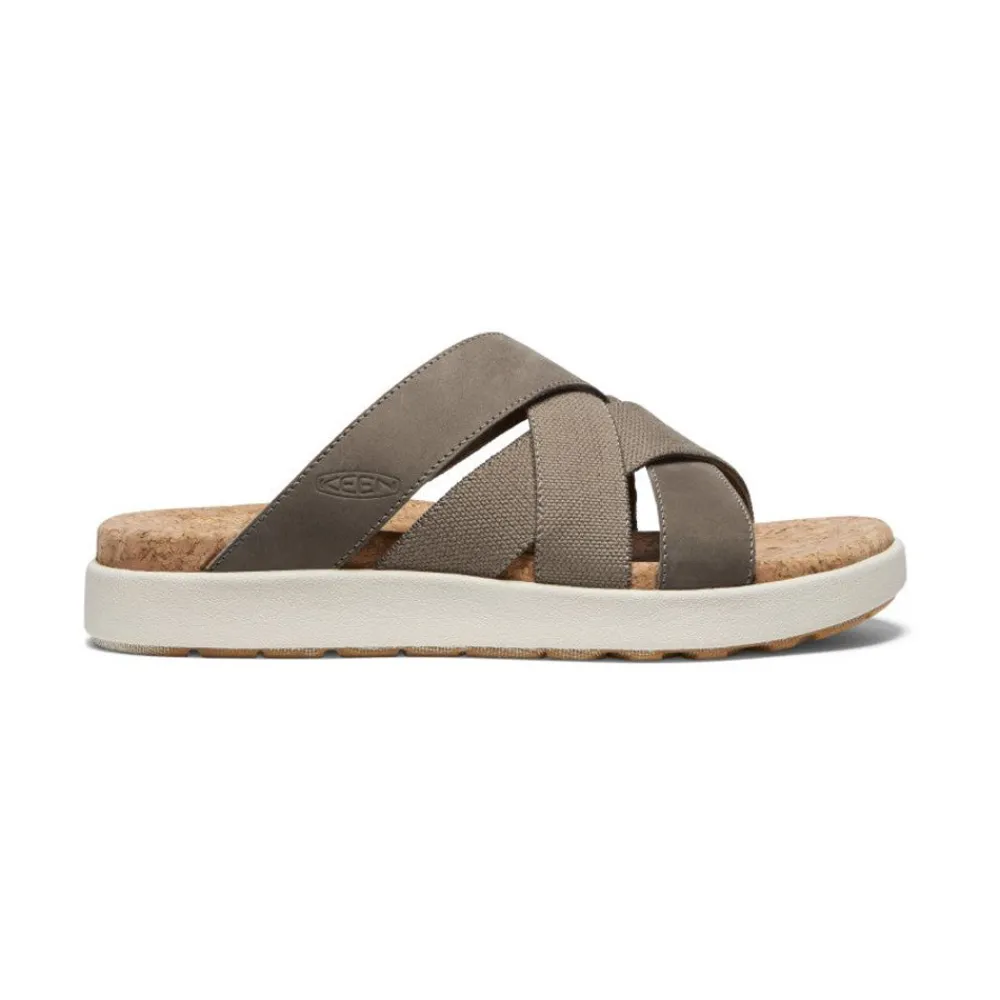 Online Women'S Elle Mixed Slide | Brindle/Birch Women Slip-Ons