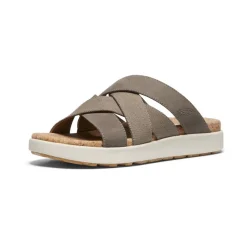 Online Women'S Elle Mixed Slide | Brindle/Birch Women Slip-Ons