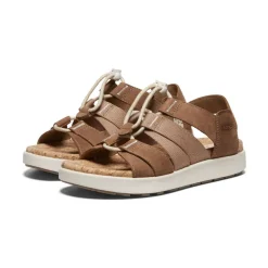 Best Women'S Elle Mixed Strap Sandal | Toasted Coconut/Birch Women Sandals