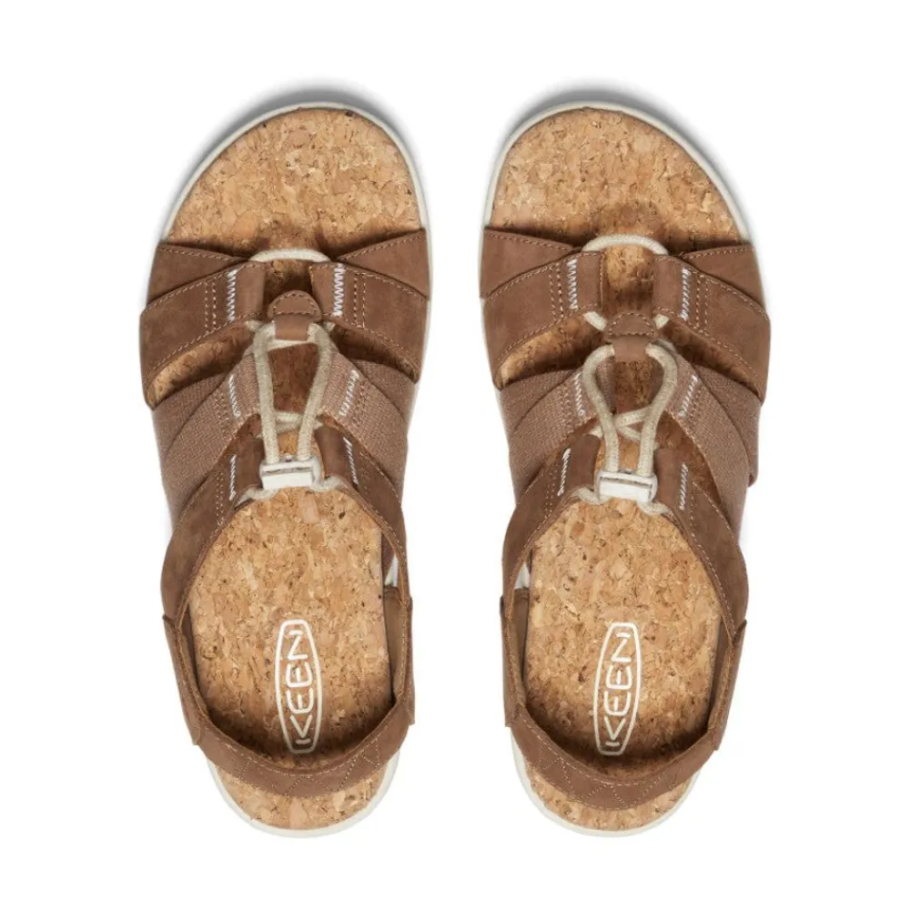 Best Women'S Elle Mixed Strap Sandal | Toasted Coconut/Birch Women Sandals