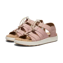 Fashion Women'S Elle Mixed Strap Sandal | Fawn/Birch Women Sandals