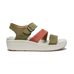 Fashion Women'S Ellecity Backstrap | Martini Olive/Baked Clay Women Sandals