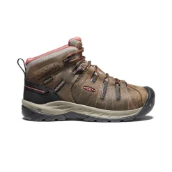 Online Women'S Flint Ii Waterproof Boot (Soft Toe) | Cascade Brown/Brick Dust Women Work Boots & Shoes