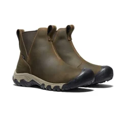 Best Women'S Greta Waterproof Chelsea | Olive/Timberwolf Women Slip-Ons