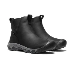 Hot Women'S Greta Waterproof Chelsea | Black/Steel Grey Women Slip-Ons