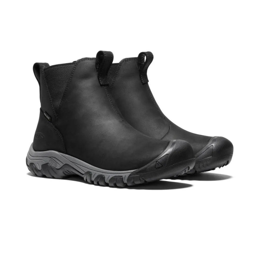 Hot Women'S Greta Waterproof Chelsea | Black/Steel Grey Women Slip-Ons