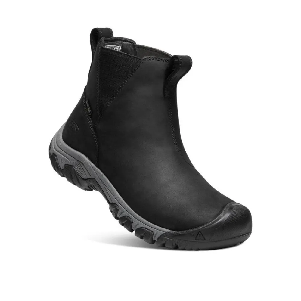 Hot Women'S Greta Waterproof Chelsea | Black/Steel Grey Women Slip-Ons
