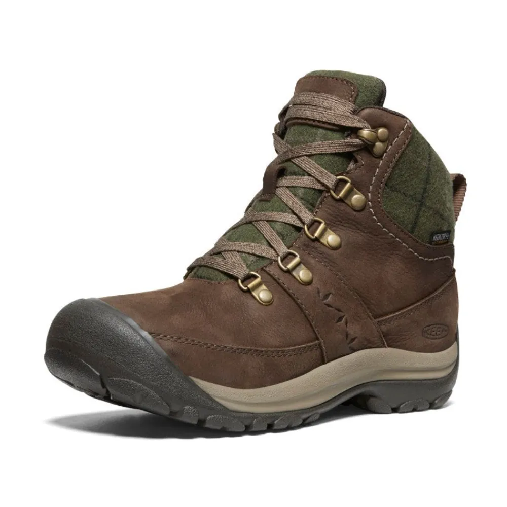 Fashion Women'S Kaci Iii Winter Waterproof Boot | Dark Earth/Green Plaid Women Boots
