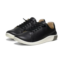 Fashion Women'S Knx Leather Sneaker | Black/Star White Women Slip-Ons