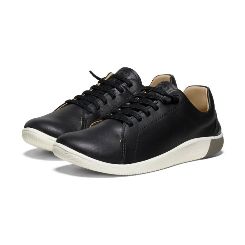 Fashion Women'S Knx Leather Sneaker | Black/Star White Women Slip-Ons