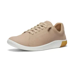 Fashion Women'S Knx Leather Sneaker | Safari/Star White Women Slip-Ons