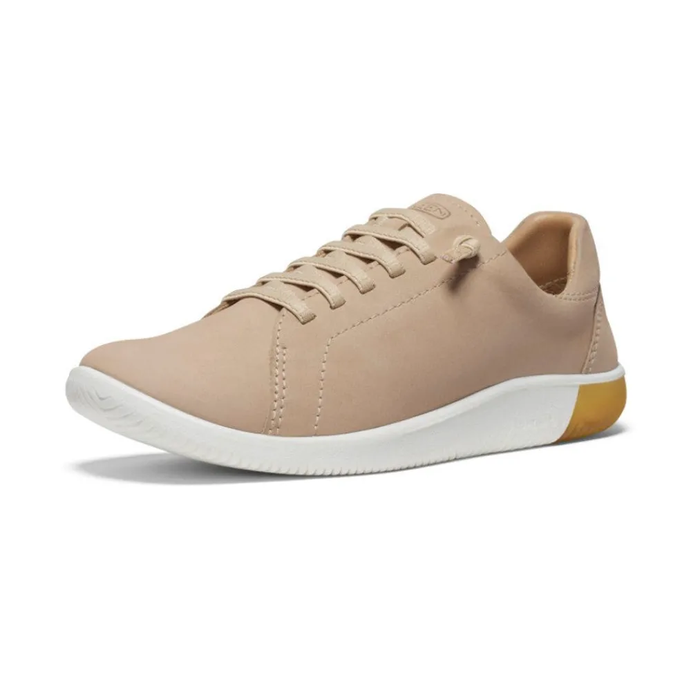 Fashion Women'S Knx Leather Sneaker | Safari/Star White Women Slip-Ons