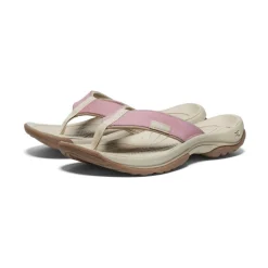 Hot Women'S Kona Leather Flip-Flop | Nostalgia Rose/Plaza Taupe Women Slip-Ons