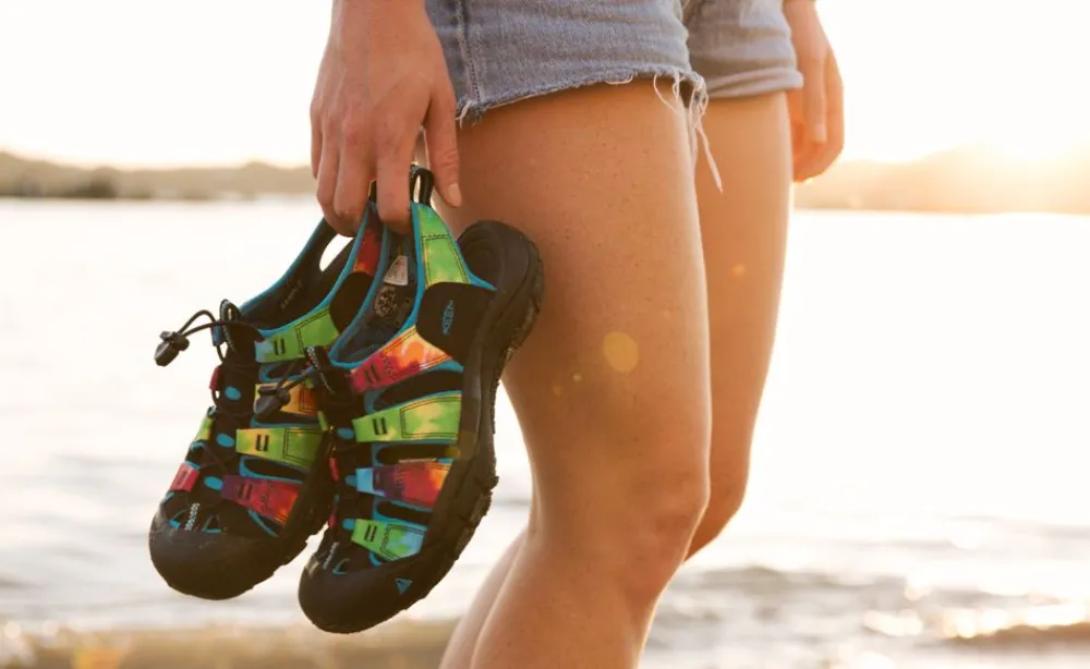 New Women'S Newport Retro | Original Tie Dye Women Sandals