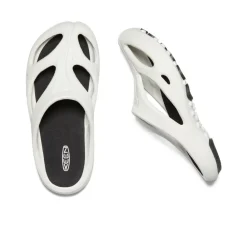 Sale Women'S Shanti Clog | White/Black Women Slip-Ons