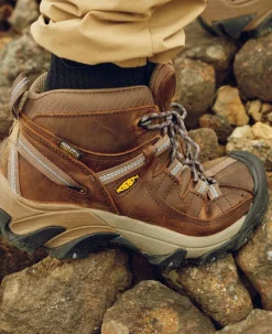 Clearance Women'S Targhee Ii Waterproof Mid | Goat/Crown Blue Women Boots