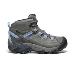 Hot Women'S Targhee Ii Waterproof Mid | Steel Grey/Hydrangea Women Boots