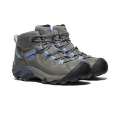 Hot Women'S Targhee Ii Waterproof Mid | Steel Grey/Hydrangea Women Boots