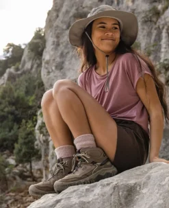 New Women'S Targhee Iv Waterproof Hiking Boot | Rose Brown/Plaza Taupe Women Boots