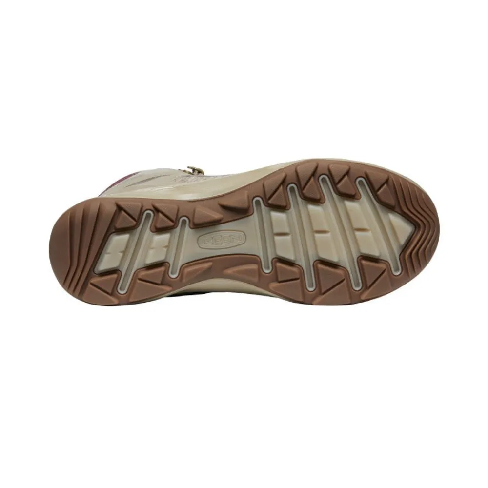 Fashion Women'S Terradora Flex Waterproof Boot | Plaza Taupe/Windsor Wine Women Boots