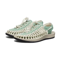 Clearance Women'S Uneek Canvas | Granite Green/Birch Women Sandals