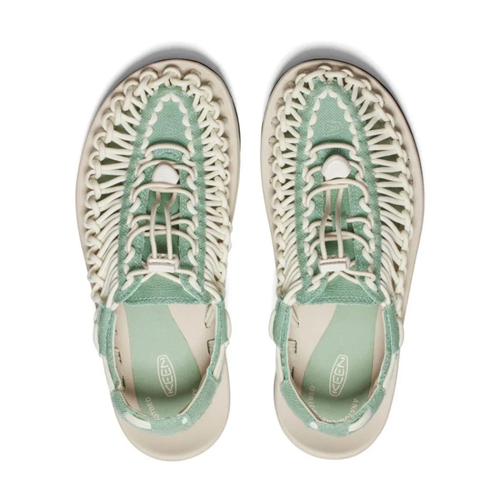 Clearance Women'S Uneek Canvas | Granite Green/Birch Women Sandals
