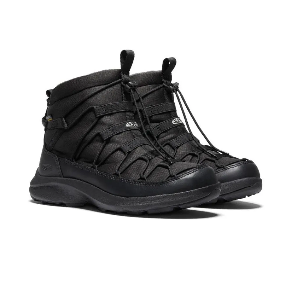 Sale Women'S Uneek Snk Ii Waterproof Chukka | Black/Black Women Slip-Ons