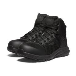 Hot Women'S Vista Energy Mid Int Met (Carbon-Fiber Toe) | Black/Raven Women Work Boots & Shoes