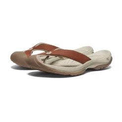 New Women'S Waimea Leather Flip-Flop | Sorrel Horse/Plaza Taupe Women Slip-Ons
