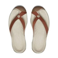 New Women'S Waimea Leather Flip-Flop | Sorrel Horse/Plaza Taupe Women Slip-Ons