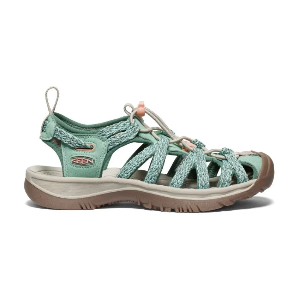 New Women'S Whisper | Granite Green/Peach Parfait Women Sandals